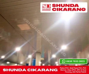 Jasa Pasang Plafon PVC Putih Polos